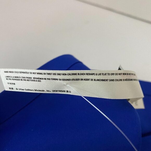 Free People Women's NWT Blue Nina Neo Tube Bandeau Scuba Stretch Top Size Small - Picture 6 of 7